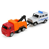 Игровой набор Эвакуатор Технопарк SB-17-46+UAZ-WB 01